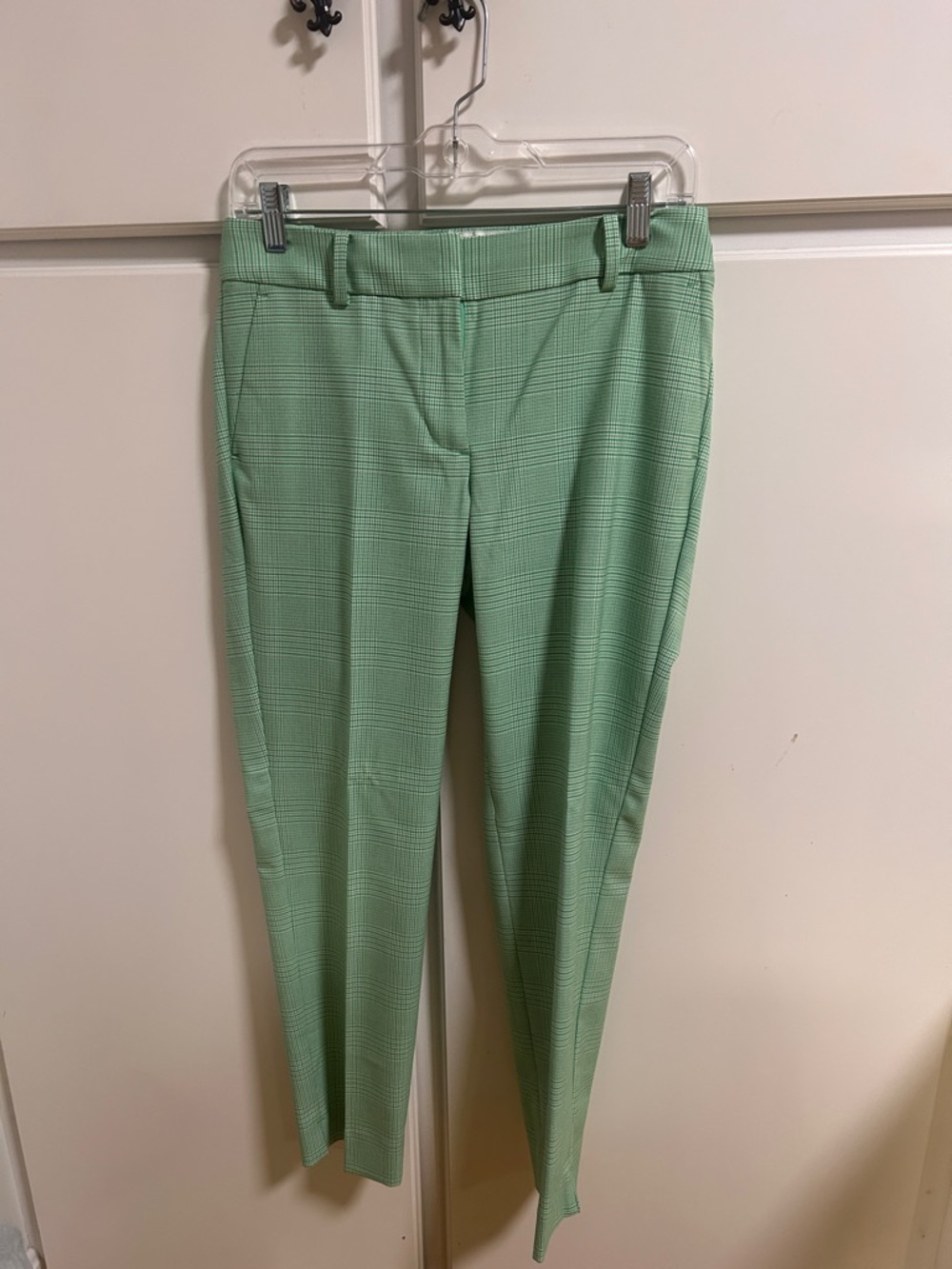 Talbots Green Plaid Hampshire Ankle Pants NWT 2P